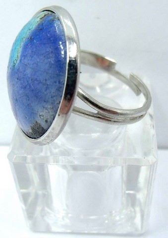 bague raku bleue C Vue 2